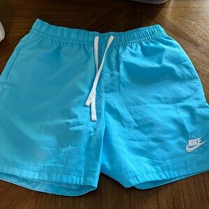 Nike Aqua shorts size small in excellent condition.
